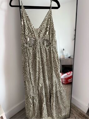 Abercrombie & Fitch | Dresses | Yellow Satin Abercrombie Full Length Dress  | Poshmark